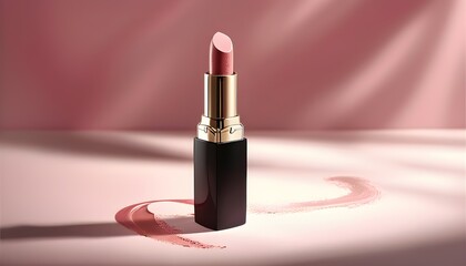 Sophisticated Lipstick Campaign Showcasing Elegant Cosmetics for Womens Lips