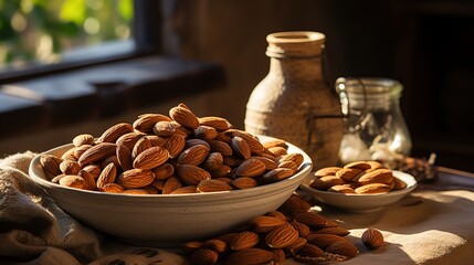 Poster - Bowl of Almonds