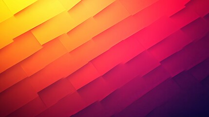 Wall Mural - Abstract Background of Diagonal Gradient Rectangles in Warm Colors