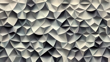 Wall Mural - Beautiful Geometric Gray Patterns. Modern geometric shapes in different shades of gray.