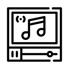 music line icon