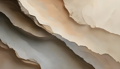 Wall Mural - Organic neutral gradient background with earthy tones in beige and soft colors for a calming aesthetic