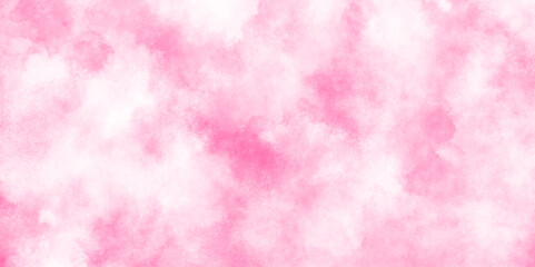 Wall Mural - Beautiful and smooth soft blurred pink texture in center with blank, Smooth and bright abstract brush stroke acrylic watercolor background, painted colorful bright and shiny pink texture with stains.