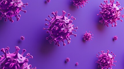 photo coronavirus vaccination arrangement on purple --