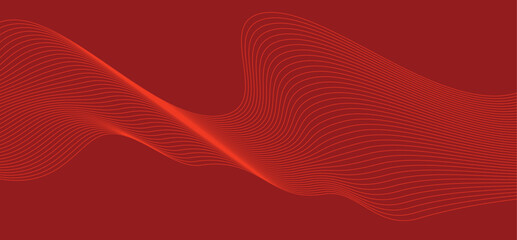 Poster - Abstract background with flowing lines. Abstract modern background.Premium vector wavy tech backdrop for business layout, neural networks, artificial intelligence