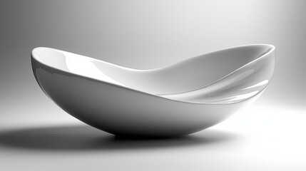 Canvas Print - White Ceramic Bowl