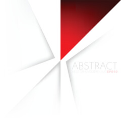 Poster - graphic geometric triangle overlap vector layer background for text and message design
