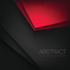 Poster - graphic geometric triangle overlap vector layer background for text and message design
