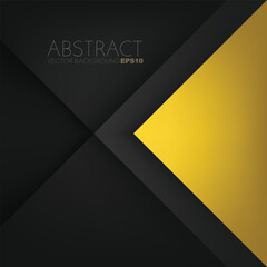 Poster - graphic geometric triangle overlap vector layer background for text and message design