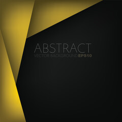 Poster - graphic geometric triangle overlap vector layer background for text and message design