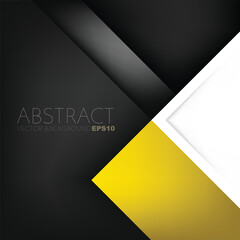 Poster - graphic geometric triangle overlap vector layer background for text and message design