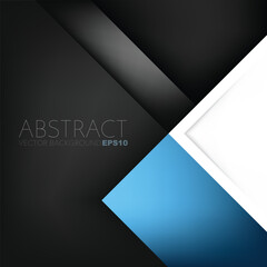 Poster - graphic geometric triangle overlap vector layer background for text and message design