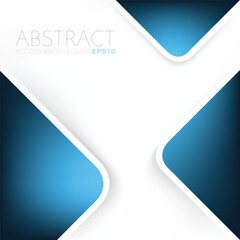 Poster - graphic geometric triangle overlap vector layer background for text and message design