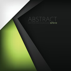 Poster - graphic geometric triangle overlap vector layer background for text and message design