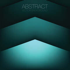 Poster - graphic geometric triangle overlap vector layer background for text and message design