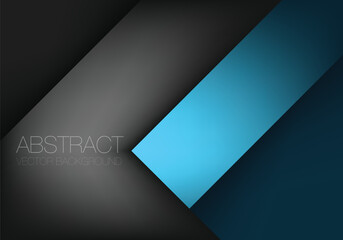 Poster - graphic geometric triangle overlap vector layer background for text and message design