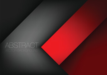 Poster - graphic geometric triangle overlap vector layer background for text and message design