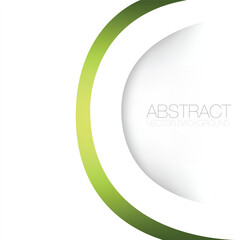 Poster - graphic vector curve line overlap background for text and message design