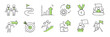 © Polina Tomtosova - Doodle career icon set. Success winner, business goal, challenge hand drawn sketch line pen stroke style icon. Professional business career, goal sketch doodle drawn collection. Vector illustration