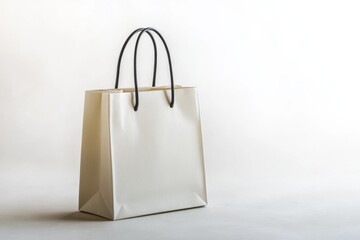 Simple Shopping Bag Mockup Isolated created with Generative AI