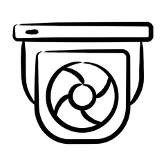 Canvas Print - Security Camera Icon