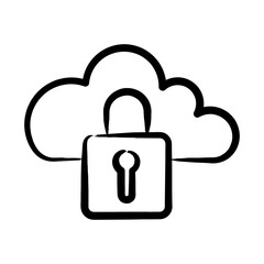 Poster - Secure Cloud Icon