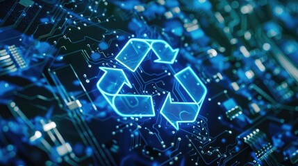 Poster - Presentation on the use of blockchain technology for tracking and verifying recycling data