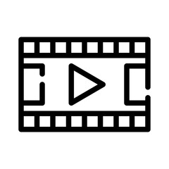 Poster - film line icon