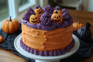 Halloween themed cake for children