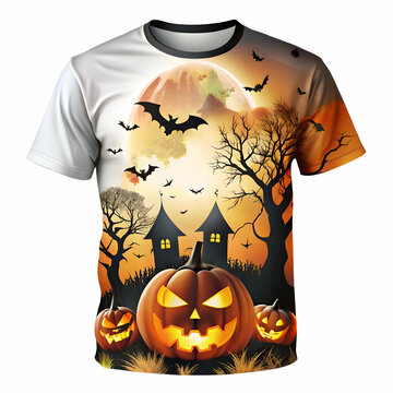 halloween new t shart design on white background
