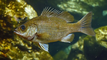 Canvas Print - Bream is a freshwater fish