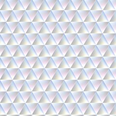 Poster - six 6-point star pearl nacreous white seamless pattern background. abstract modern and minimal white