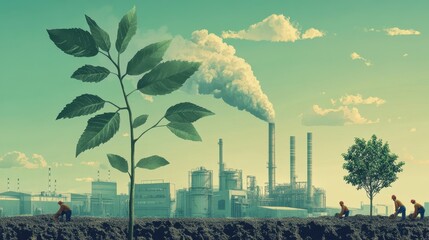 Balancing Nature and Industry: An Environmental Perspective