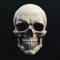 Human skull, Day of the Dead, Scary grunge skull

