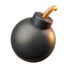 Bomb 3d cartoon style illustration