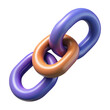 © Beibeinside - Chains 3d cartoon style illustration