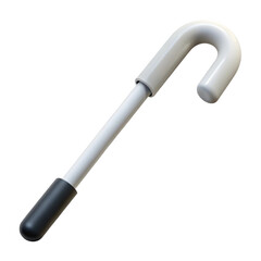 White Cane 3d cartoon style illustration