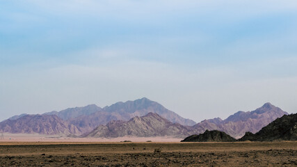 mountains in the desert Sharm El Sheikh Egypt