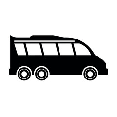 Canvas Print - Bus Icon