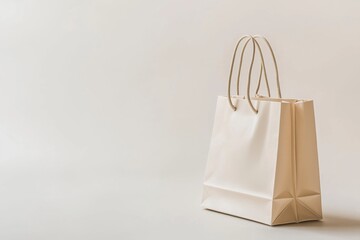 Simple Shopping Bag Mockup Isolated created with Generative AI