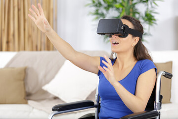 a woman using vr headset