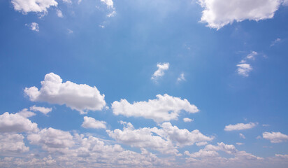Wall Mural - blue sky and clouds