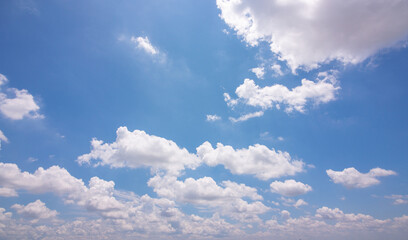 Wall Mural - blue sky with clouds