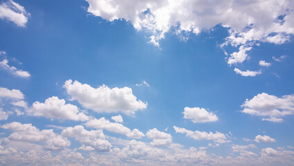Wall Mural - blue sky with clouds