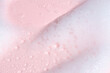 © ADDICTIVE STOCK - Close-up of creamy foam pink cosmetic texture with bubbles