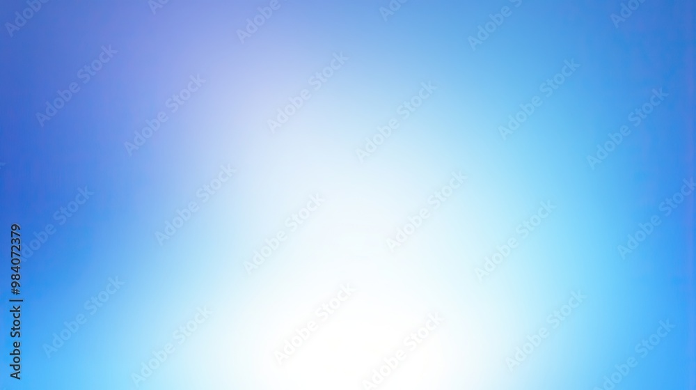 Bluured blue colorful gradient background with noise texture effects. Gradient mesh backdrop