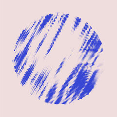 Poster - Abstract halftone background. Beautiful bright background in a flat style. The illustration consists of round particles.