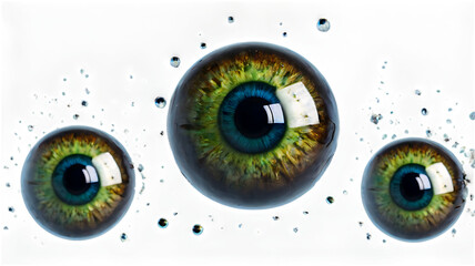 eye balls   isolated on transparent background