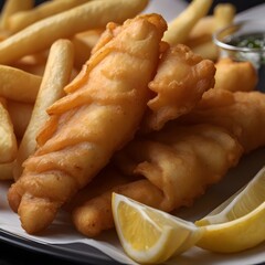 Canvas Print - fish and chips