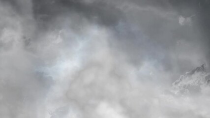 Wall Mural - A dramatic thunderstorm sky in dark clouds ultra HD.